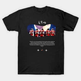 49 ers graphic design, funny 49 ers victor illustration design T-Shirt